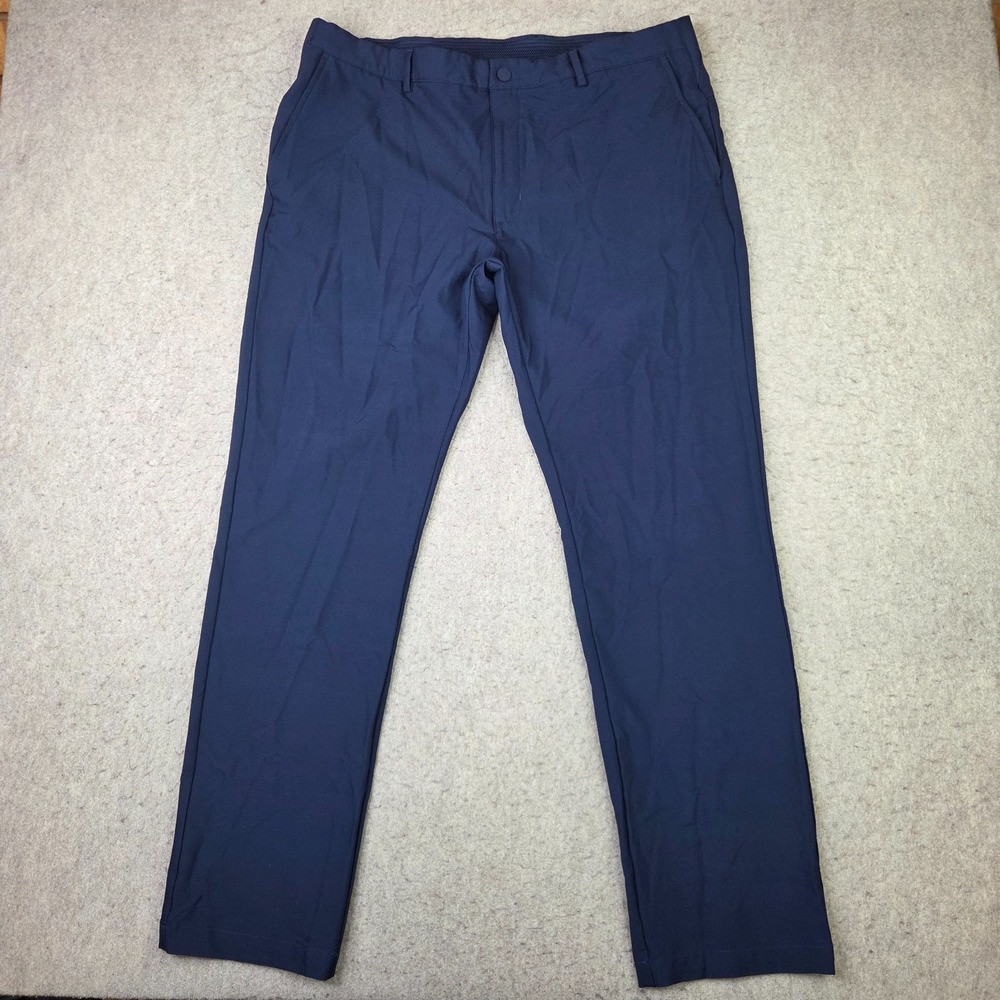 Greg Norman Golf Pants Mens 38x32 Navy Blue Flex Performance Lightweight